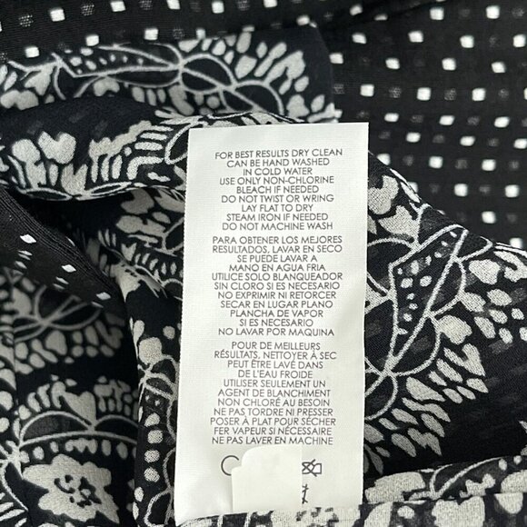 Cabi Polka Dot Blazer Jacket Womens Size 10 Black &‎ White Rayon/Nylon Blend - Picture 7 of 11